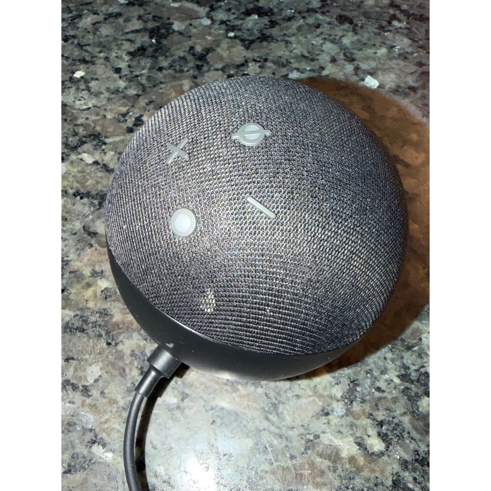 Amazon Echo Dot 4th Gen Smart Speaker Charcoal B7W64E with 15W Power Adapter
